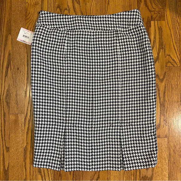 NWT Kasper Houndstooth Skirt - Picture 6 of 11